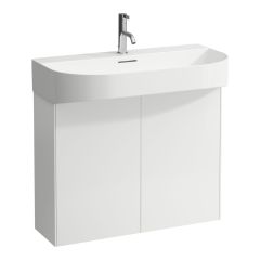 LAUFEN SONAR Skrinka pod umývadlo, 2 dvierka, pre umývadlo H810344, 775x240x600 mm, Biela matná 170, H4054850341701