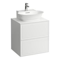 LAUFEN THE NEW CLASSIC Skrinka pod umývadlo 600, s 2 zásuvkami, pre umývadlá H816852, 575x455x600 mm, Biela matná 170, H4060040851701