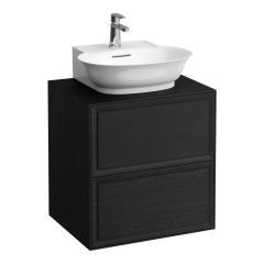 LAUFEN THE NEW CLASSIC Skrinka pod umývadlo 600, s 2 zásuvkami, pre umývadlá H816852, 575x455x600 mm, Černený dub 628, H4060040856281