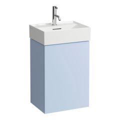 LAUFEN Kartell LAUFEN Skrinka pod umývadlo, 1 dvierka, závesy vľavo, pre umývadlo H815330, 435x330x600 mm, Šedomodrá 645, H4075030336451
