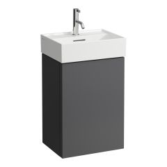 LAUFEN Kartell LAUFEN Skrinka pod umývadlo, 2 dvierka, závesy vpravo, pre umývadlo H815330, 435x330x600 mm, Bridlica šedá 642, H4075040336421