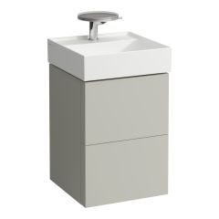 LAUFEN Kartell LAUFEN Skrinka pod umývadlo, s 2 zásuvkami, vrátane zásuvkového organizéra, pre umývadielko H815331, 440x450x600 mm, Kamienky šedé 641, H4075080336411