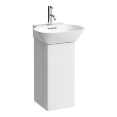 LAUFEN INO Skrinka pod umývadlo, dvere vľavo, s úsporným sifónom, pre umývadlo 815301, 280x310x605 mm, Tmavý orech 171, H4253010301711