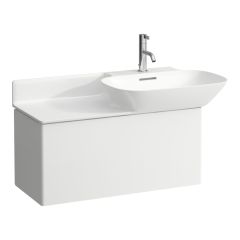 LAUFEN INO Skrinka pod umývadlo s jednou zásuvkou, pre umývadlo 811301/2, 770x350x355 mm, Biela matná 170, H4254010301701