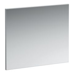 LAUFEN FRAME 25 Zrkadlo s hliníkovým rámom, bez osvetlenia, 800x700 mm, Čierna matná 450, H4474049004501