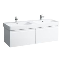 LAUFEN LAUFEN PRO S Skrinka pod umývadlo 814968 so zásuvkou, 1260x450x390 mm, Biela lesklá 479, H4835710964791