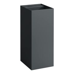 LAUFEN Kartell LAUFEN Voľne stojace umývadlo so skrytým odpadom bez otvoru pre batériu, bez prepadu, 375x435 mm, farba Grafit mat, H8113317581121