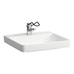 LAUFEN PRO LIBERTY Umývadlo s jedným otvrom pre batériu, bez prepadu a bez otvoru v odtokovom ventile, 600x550 mm, farba Biela, H8119500001561