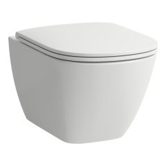 LAUFEN LUA, Závesné WC Advanced, Rimless, hlboké splachovanie, Biela LCC 400, 520x360 mm, H8200804000001
