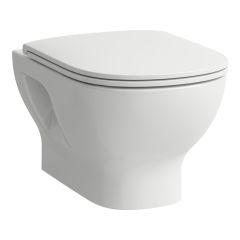 LAUFEN LUA, Závesné WC Basic, Rimless, hlboké splachovanie, Biela LCC 400, 520x360 mm, H8200814000001