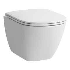 LAUFEN LUA, Závesné WC Advanced 'compact', Rimless, hlboké splachovanie, Biela 000, 490x360 mm, H8200830000001