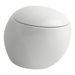 LAUFEN ILBAGNOALESSI, Závesné WC, Rimless, hlboké splachovanie, Biela LCC 400, 585x390 mm, H8209714000001