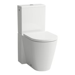 LAUFEN Kartell LAUFEN, WC kombi Rimless, kapotovaný, hlboké splachovanie, Biela LCC Active A00, 660x370 mm, H824337A002311