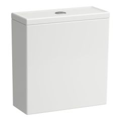 LAUFEN THE NEW CLASSIC, Nádrž, s vnútornou armatúrou Dual Flush, chrómované tlačidlo, splachovanie 6/3 l, Biela 000, 375x160 mm, H8288530009731