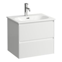 LAUFEN LUA Umývadlo slim so skrinkou 'Lani' 60 cm, s 2 zásuvkami, 600x455x525 mm, Multicolour farby 999, H8600839991041