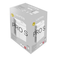 LAUFEN LAUFEN PRO S Umývadielko asymetrické pravé H815954 so skrinkou, vr. sifónu a upevňovacie sady, 480x280x690 mm, Biela 475, H8629644751041