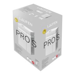 LAUFEN LAUFEN PRO S Umývadielko asymetrické ľavé H815955 so skrinkou, vr. sifónu a upevňovacie sady, 480x280x690 mm, Biela 463, H8629654631041