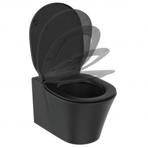 CONNECT AIR AQUABLADE WC závesné 36x55 cm, farba hodvábna čierna, E0054V3