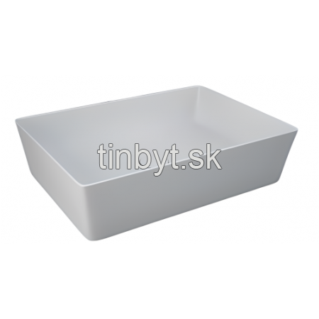 RAK FEELING Umývadlo na dosku matná white 50x36x13 cm, FEECT5000.500