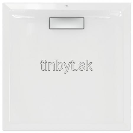 Sprchová vanička akrylátová - štvorec - 80 x 80 cm - lesklá biela -  T446601
