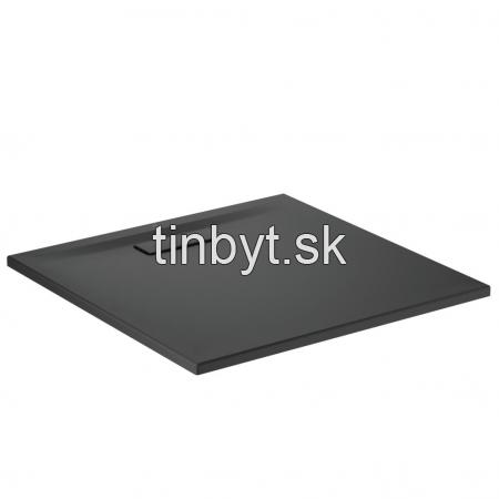 ULTRAFLAT NEW Sprchová vanička akrylátová štvorec 80 x 80 cm matná čierna, T4466V3