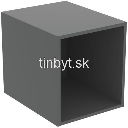 I.LIFE B bočná skrinka 40 cm 1x polica, farba matná sivý kremeň, T5268NG
