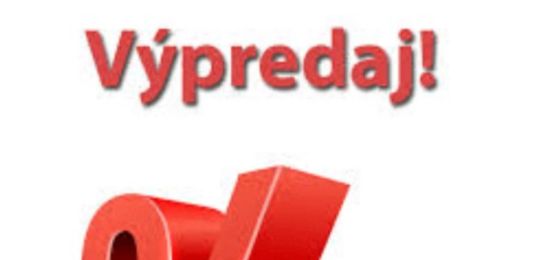 VÝPREDAJ
