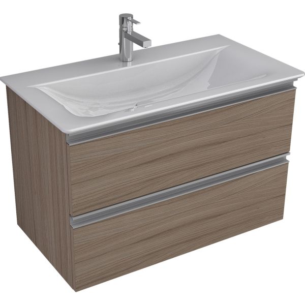 IOTA Skrinka pod umývadlo 80 cm bez hornej dosky, dvojšuflík, TI0014ZA