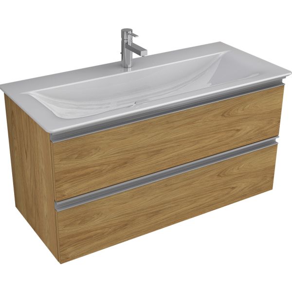 IOTA Skrinka pod umývadlo 100 cm bez hornej dosky, dvojšuflík, TI0016ZB