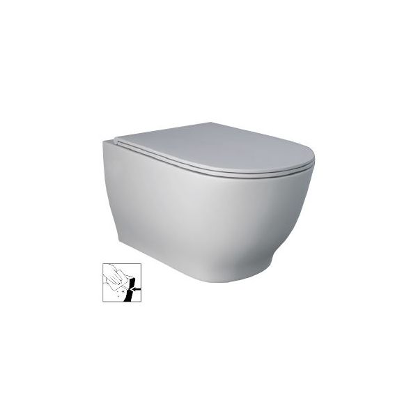 RAK MOON Ultra ploché WC sedadlo Slow-closing, MOSC00001