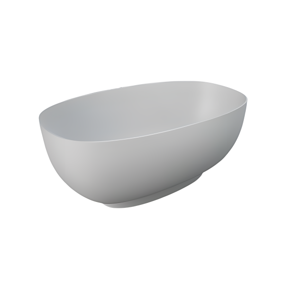 RAK CLOUD Voľne stojaca vaňa 140x72x56/52 cm, matná biela/matná biela CLOBT14075.500