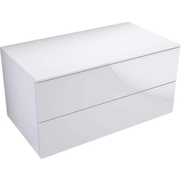 ELYT L Skrinka s hornou doskou 100x50x50 cm, dvojzásuvka 3/4 výsuv, TI0804ZW