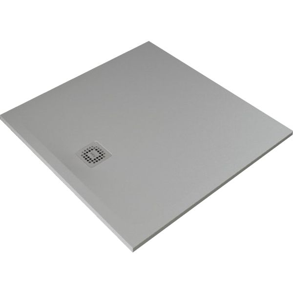 FEELING 100x100x3 cm Sprchová vanička Betónovo Sivá, RFST100100.503
