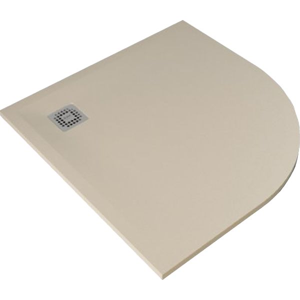 FEELING 100x100x3 cm Sprchová vanička Cappuccino, RFQU100100.514