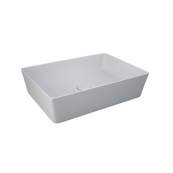 RAK FEELING Umývadlo na dosku matná white 50x36x13 cm, FEECT5000.500