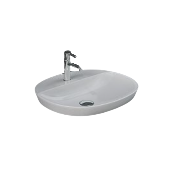 VARIANT Umývadlo zápustné oválne 50x42 cm, VARDI25001AWHA