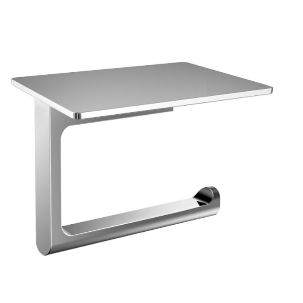 FLOW Držiak toaletného papiera s poličkou, FLW04