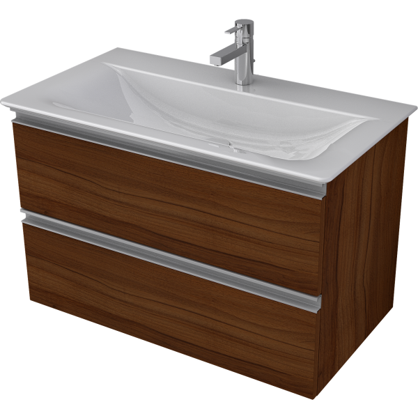 IOTA Skrinka pod umývadlo 80 cm bez hornej dosky, dvojšuflík, TI0014ZE