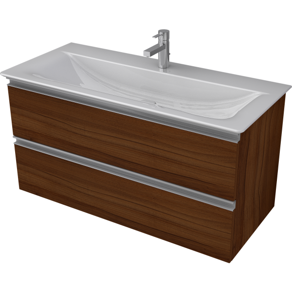 IOTA Skrinka pod umývadlo 100 cm bez hornej dosky, dvojšuflík, TI0016ZE