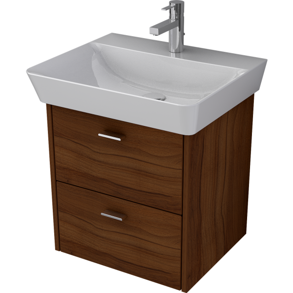 KAPPA AIR Skrinka pod umývadlo 55 cm, dvojzásuvka, TI0602ZE