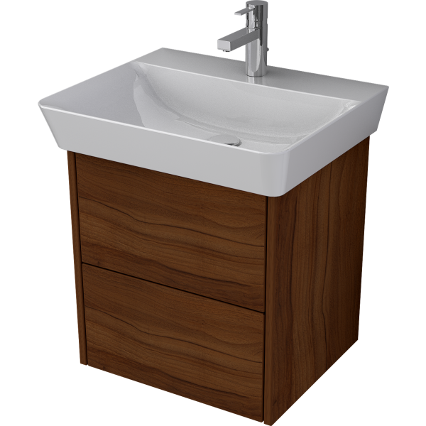 KAPPA AIR+ Skrinka pod umývadlo 55 cm, dvojzásuvka, TI0652ZE