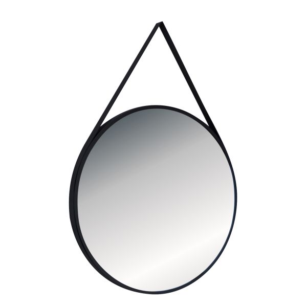 ZRKADLO Kruhové ø80 cm, koža, E80