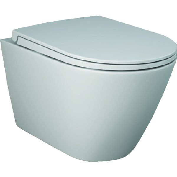 PACK, RAK FEELING RIMLESS WC závesné matná white 52x36 cm,  + WC sedadlo Slow-closing, PA0032.500, RST23500A, RSTSC3901500A