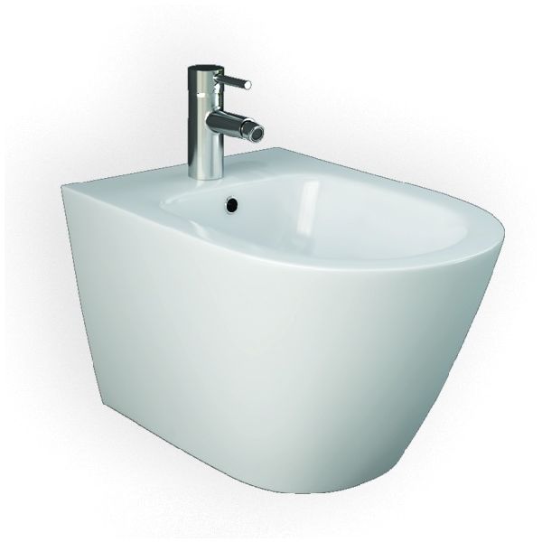 RAK FEELING Bidet závesný lesklá biela , RST07
