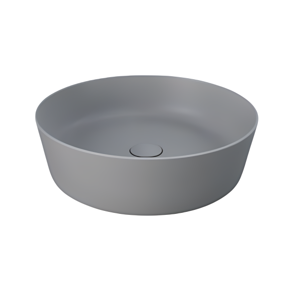 RAK FEELING Umývadlo na dosku matné grey 42x42x13 cm, FEECT4200.503