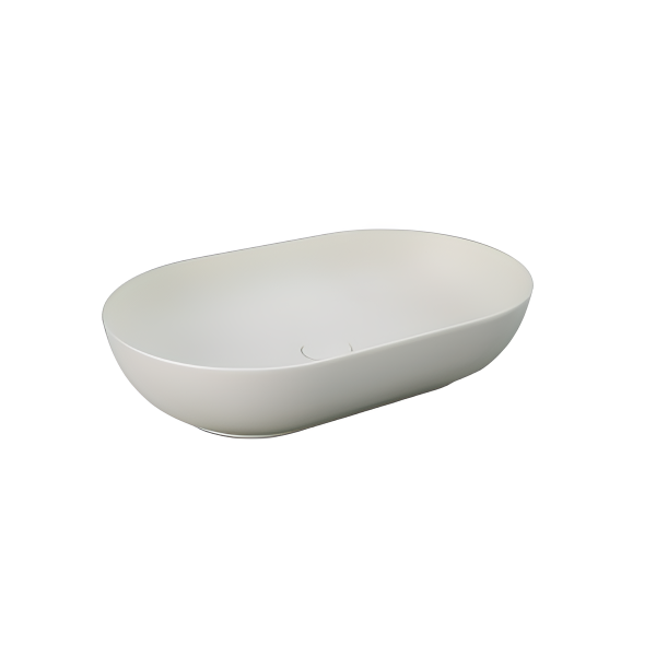 RAK FEELING Umývadlo na dosku matná greige 55x35x13 cm, FEECT5500.505