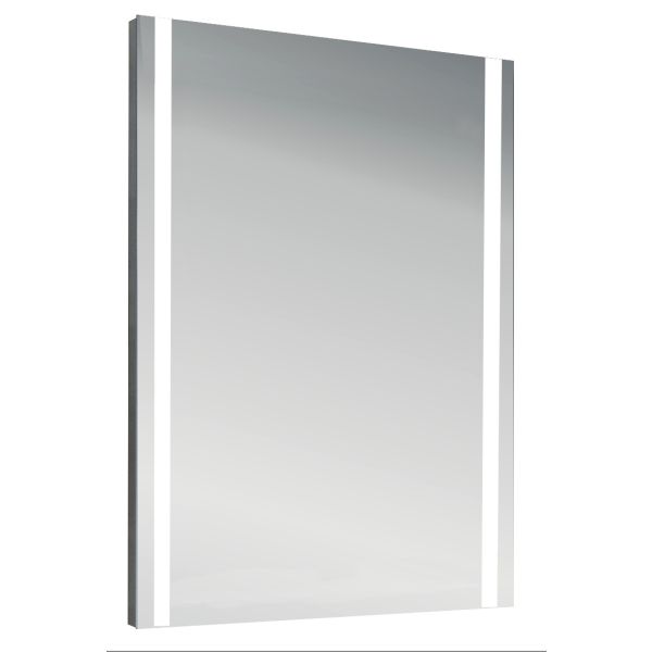 ZRKADLO 80x60 cm, s osvetlením po bočných stranách, obdĺžnikový tvar S8060