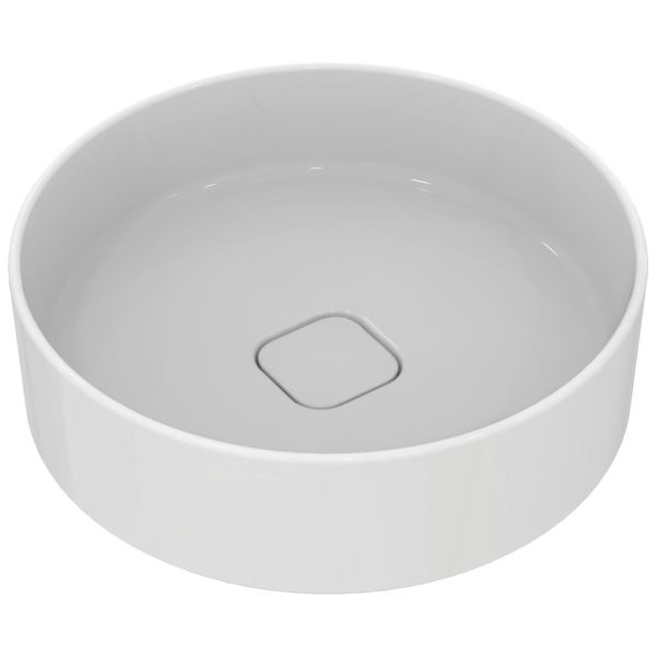 Umyvadlo na desku Ø 45 cm, bez přepadu, bez otvoru pro baterii (kruh), T295901