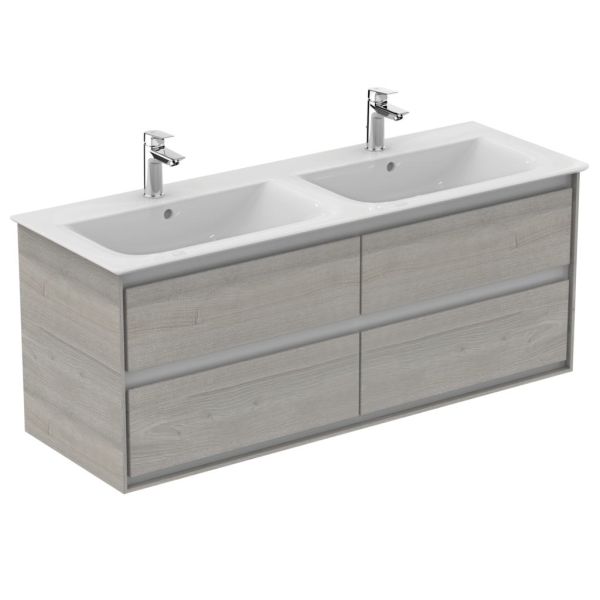 Connect Air skrinka pod dvojumývadlo 130 cm, E0824PS