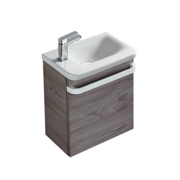 TONIC II Skrinka pod umývadielko 45 cm - ľavé prevedenie, R4318FE vrátane chrómového madla R4356AA